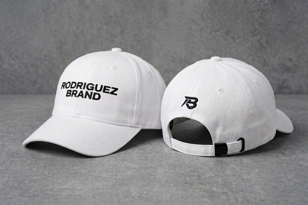 RODRIGUEZ BRAND Classic Cap — White & Black Edition