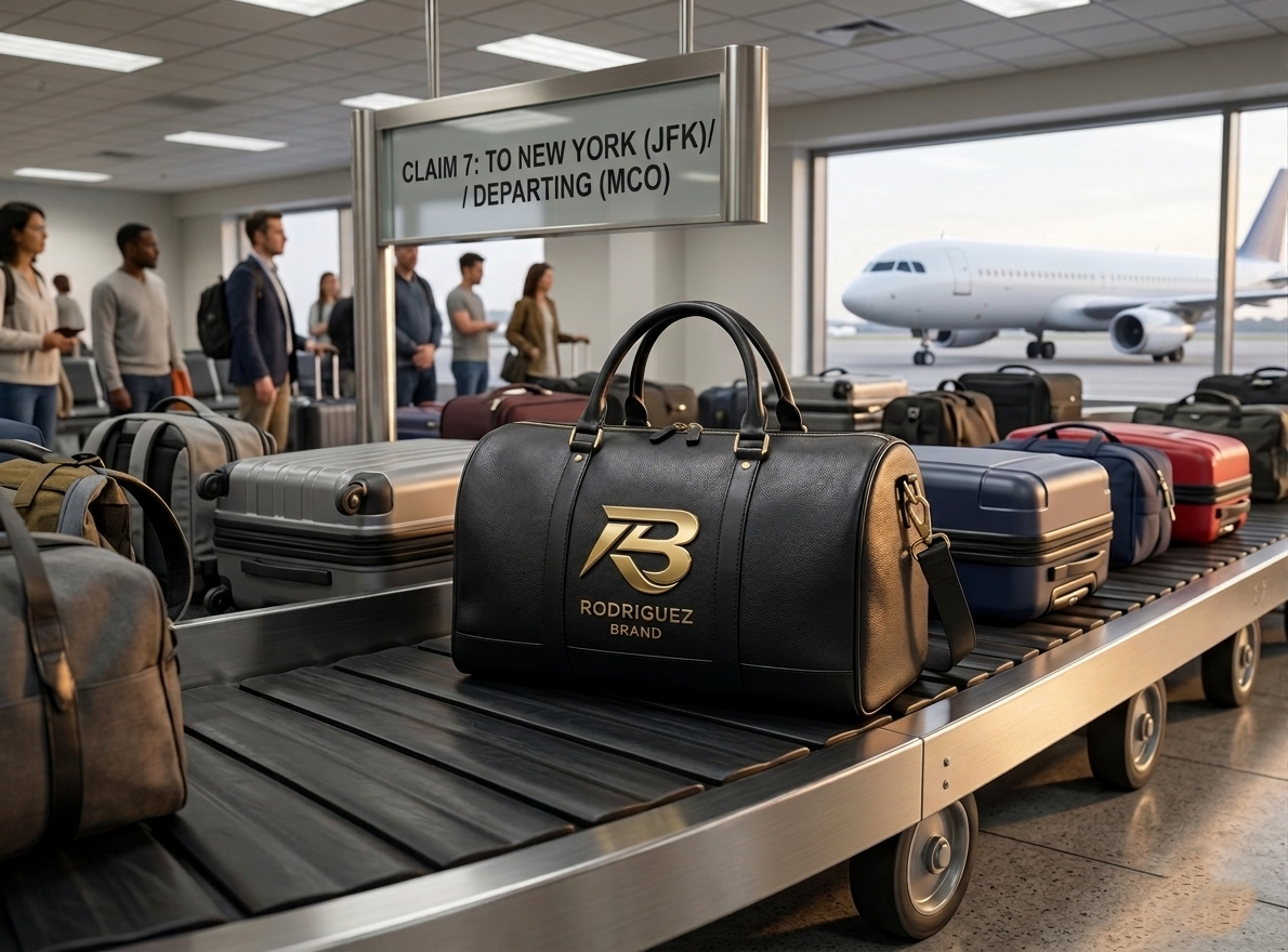 Rodriguez Brand Signature Duffle – Black Gold Edition